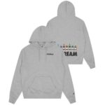 Icecream Art Supplies Popover Hoodie Grijs