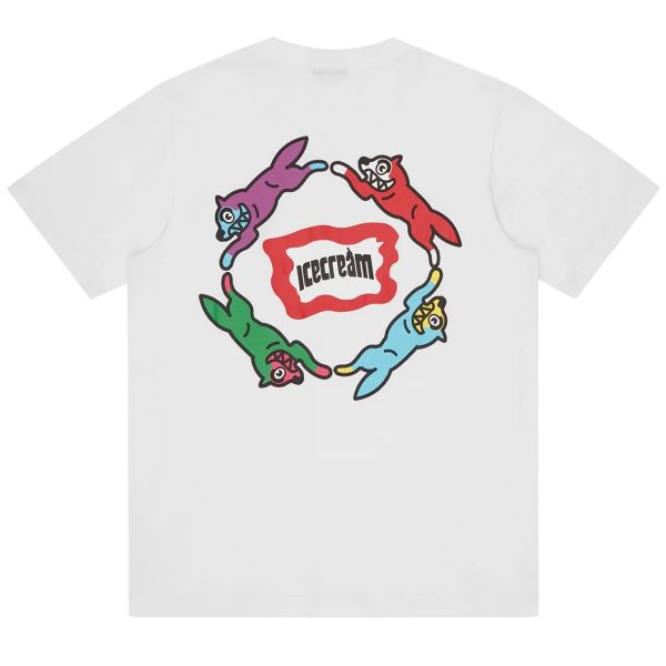 Icecream Roundabout T-shirt Wit
