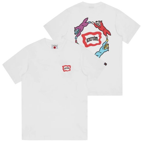 Icecream Roundabout T-shirt Wit