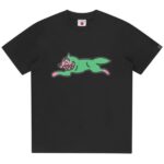 Icecream Running Dog T-shirt Zwart