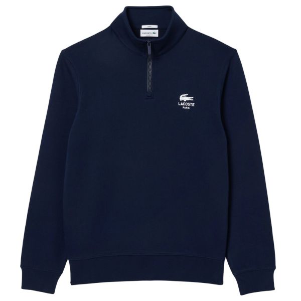 Lacoste Heritage Half Zip Sweater Navy
