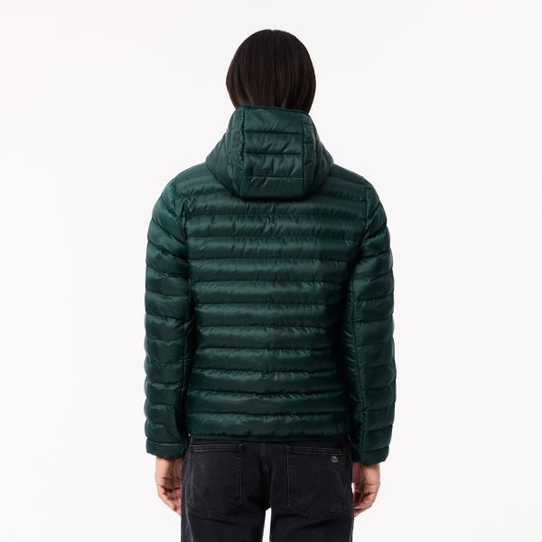 Lacoste Quilted Jas Groen