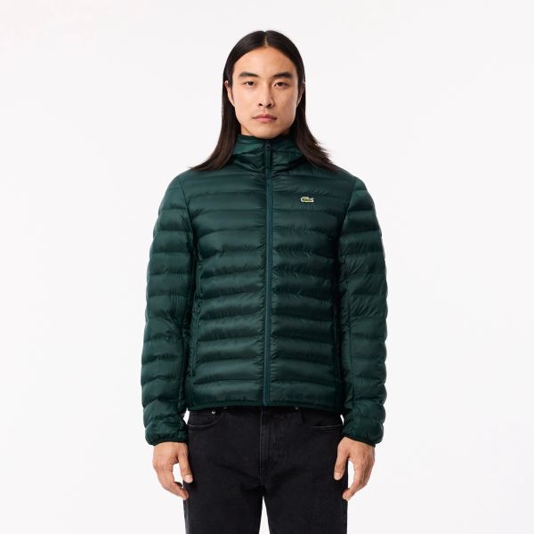 Lacoste Quilted Jas Groen