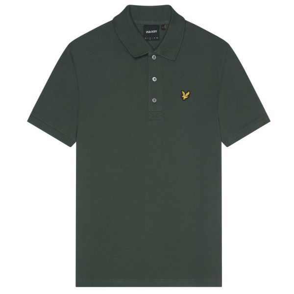 Lyle & Scott Plain Polo Donker Groen