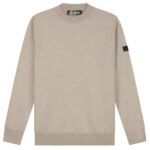 Malelions Knitted Sweater Beige