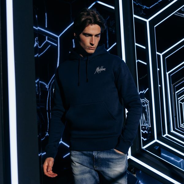 Malelions Split Hoodie Navy