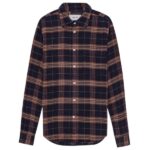 NN.07 Arne Overhemd Bordeaux/Navy