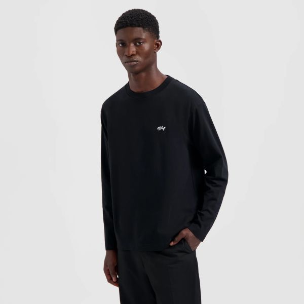 Olaf Signature Longsleeve T-shirt Zwart