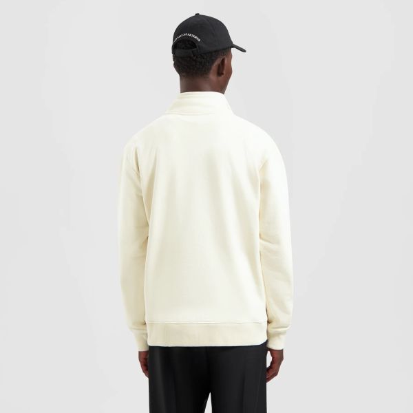 Olaf Signature Mockneck Sweater Off White