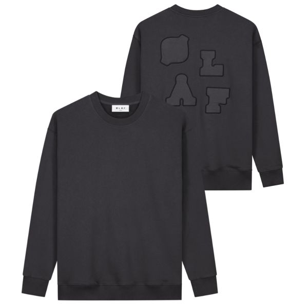 Olaf Varsity Sweater Antraciet