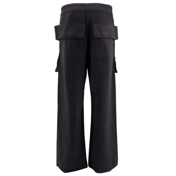 Rick Owens DRKSHDW Creatch Wide Cargo Broek Zwart