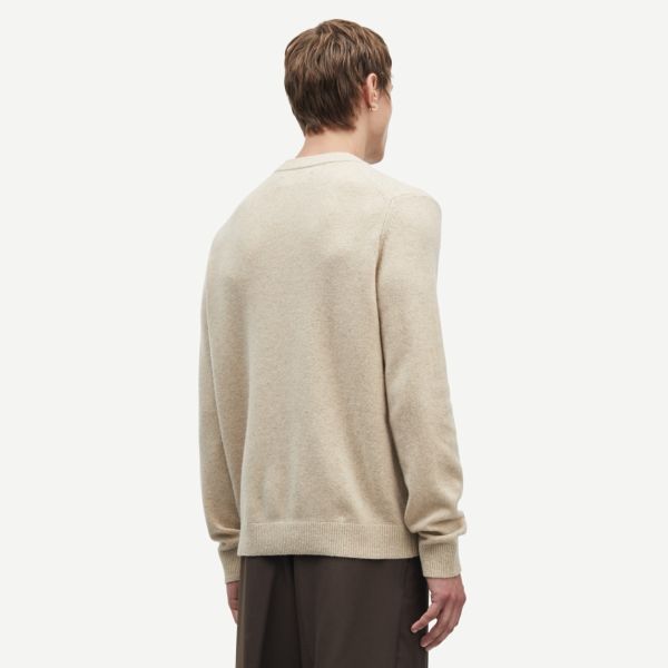 Samsøe Samsøe Isak Knit Sweater Beige