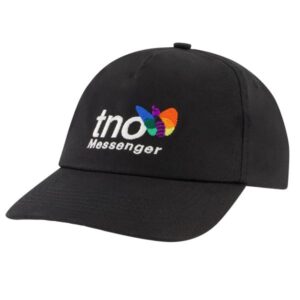 The New Originals Messenger Cap Zwart