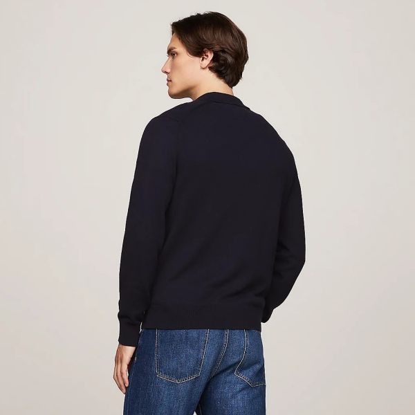 Tommy Hilfiger Organic Polo Sweater Navy