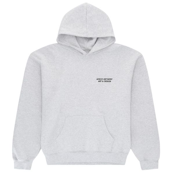 Arbor Antwerp Pink Gradient Heart Hoodie Grijs