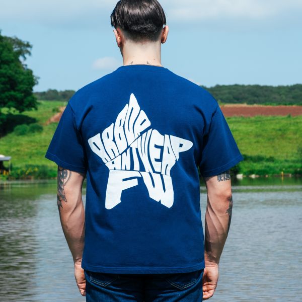Arbor Antwerp White Star T-shirt Navy
