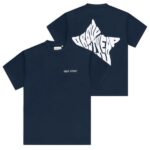 Arbor Antwerp White Star T-shirt Navy