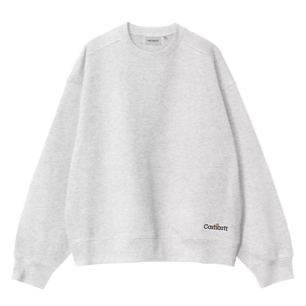 Carhartt WIP Label Script Sweater Grijs