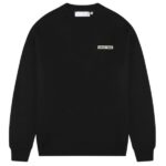 Croyez Étiquette Knit Sweater Zwart
