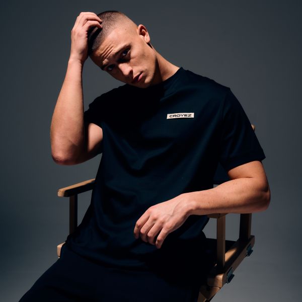 Croyez Étiquette T-shirt Zwart