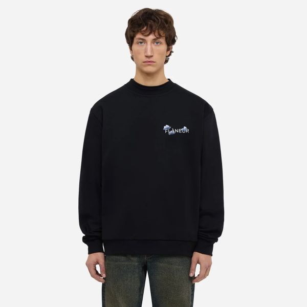 Flâneur Aéronautique Sweater Zwart
