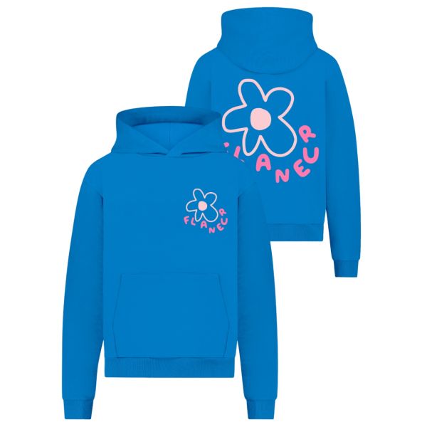 Flâneur Blossom Hoodie Blauw