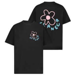 Flâneur Blossom T-shirt Zwart