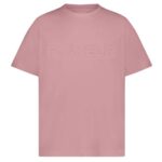 Flâneur Embossed T-shirt Roze