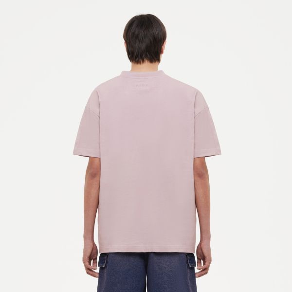 Flâneur Embossed T-shirt Roze