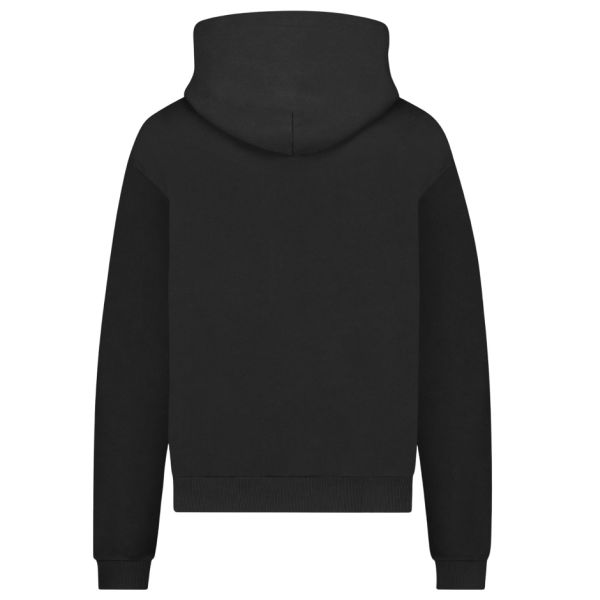 Flâneur Floral Watercolor Hoodie Zwart