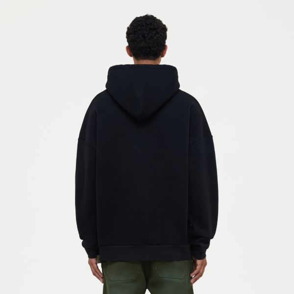Flâneur Markerstift Hoodie Zwart