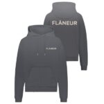 Flâneur Washed Flâneur Hoodie Zwart