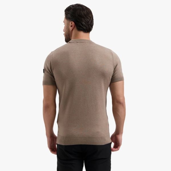 Malelions Knitted T-shirt Bruin