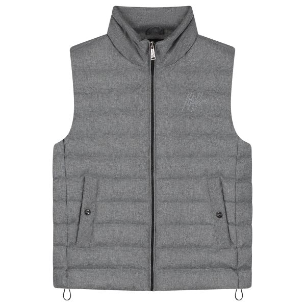 Malelions Melange Bodywarmer Grijs
