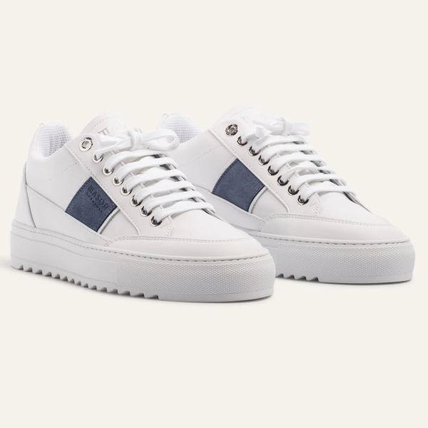 Mason Garments Tia 6A Sneaker Wit/Blauw