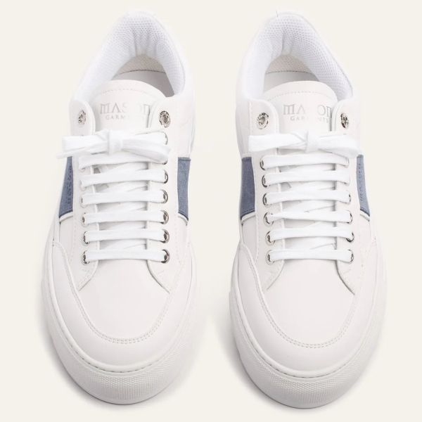 Mason Garments Tia 6A Sneaker Wit/Blauw