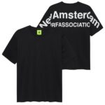 New Amsterdam Surf Association Big Name T-shirt Zwart