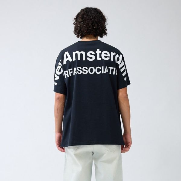 New Amsterdam Surf Association Big Name T-shirt Zwart
