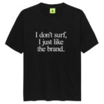 New Amsterdam Surf Association I Don't T-shirt Zwart