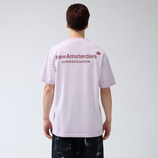 New Amsterdam Surf Association Logo T-shirt Roze