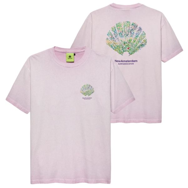 New Amsterdam Surf Association Tall Grass T-shirt Roze