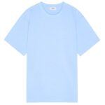 NN.07 Nat Logo T-shirt Licht Blauw