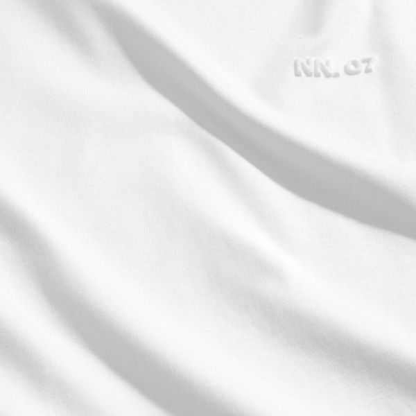 NN.07 Nat Logo T-shirt Wit