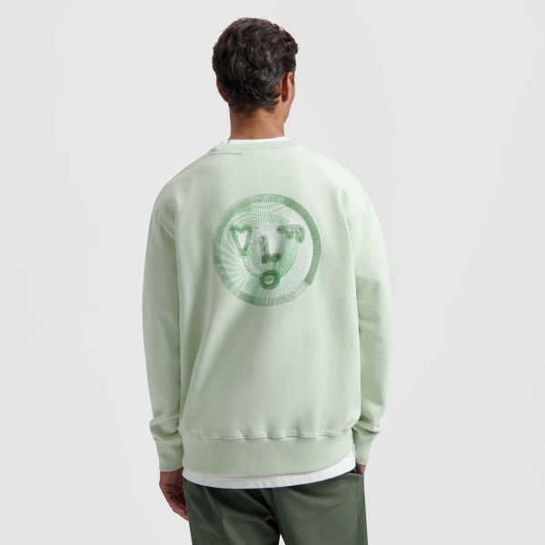 Olaf Spiral Face Sweater Groen