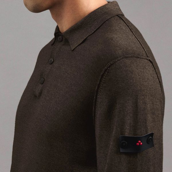Peuterey Severini Polo Sweater Bruin
