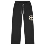 Saint Blanc Interlock Loose Trainingsbroek Zwart