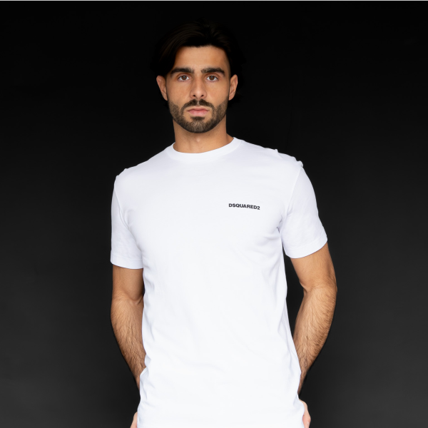 Dsquared2 Ceresio Map T-shirt Wit 2