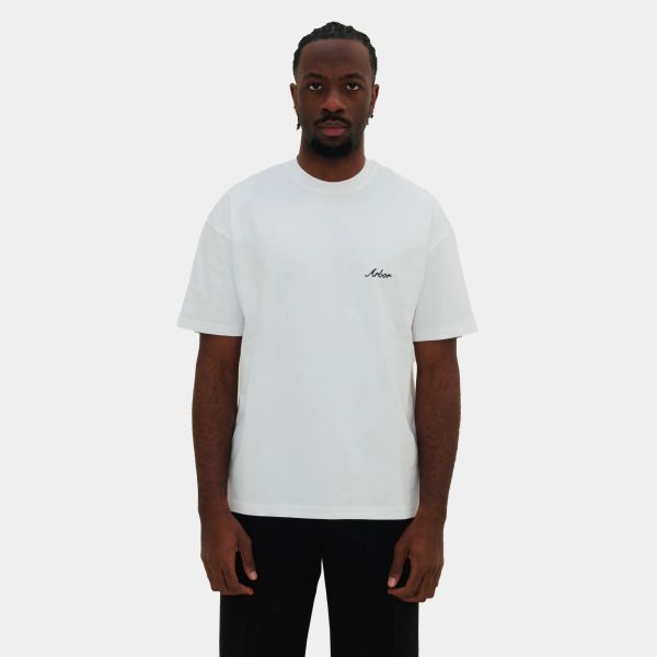 Arbor Antwerp Red Twisted T-shirt Wit