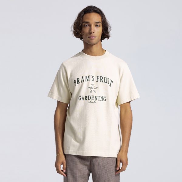 Bram’s Fruit Gardening Club T-shirt Beige