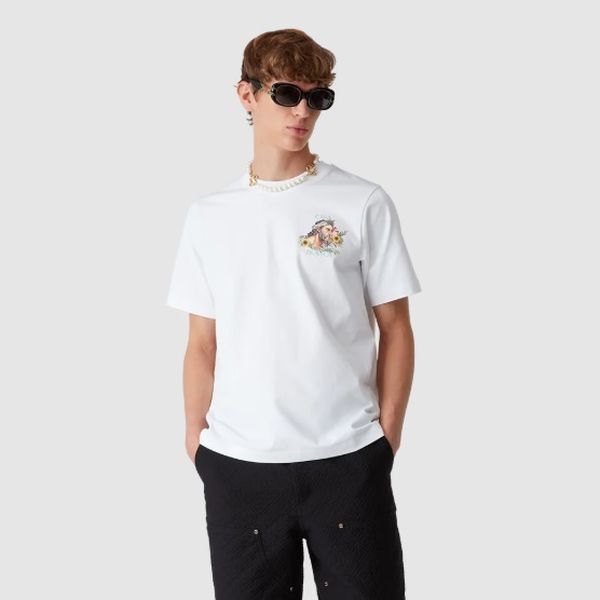 Casablanca Celebration Du Sport T-shirt Wit